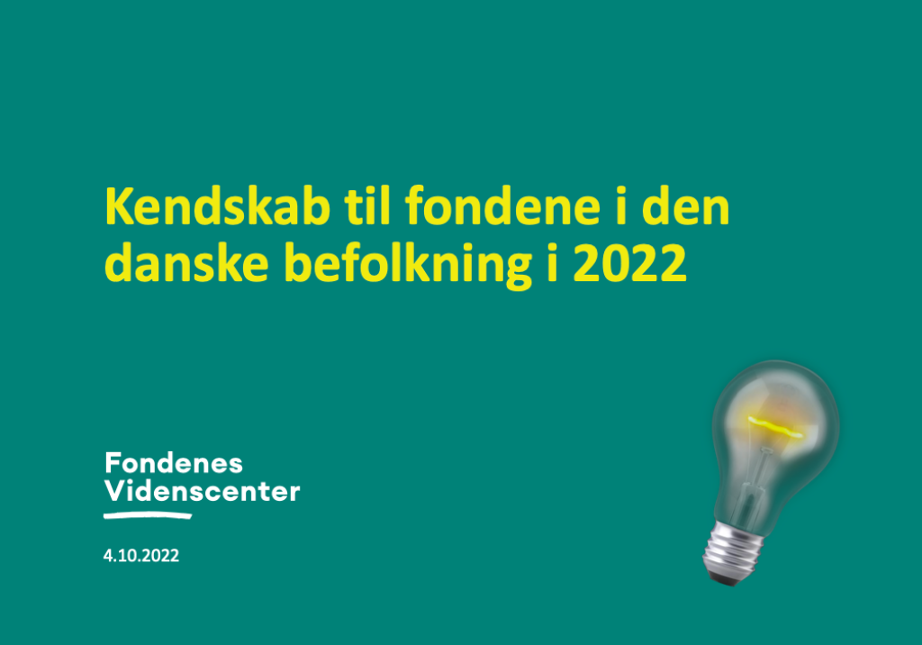 Kendskab til fondene i den danske befolkning 2022