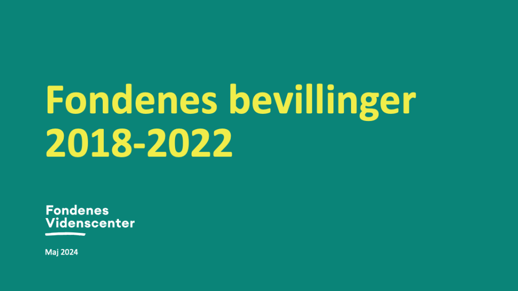 Fondes bevillinger 2018-2022